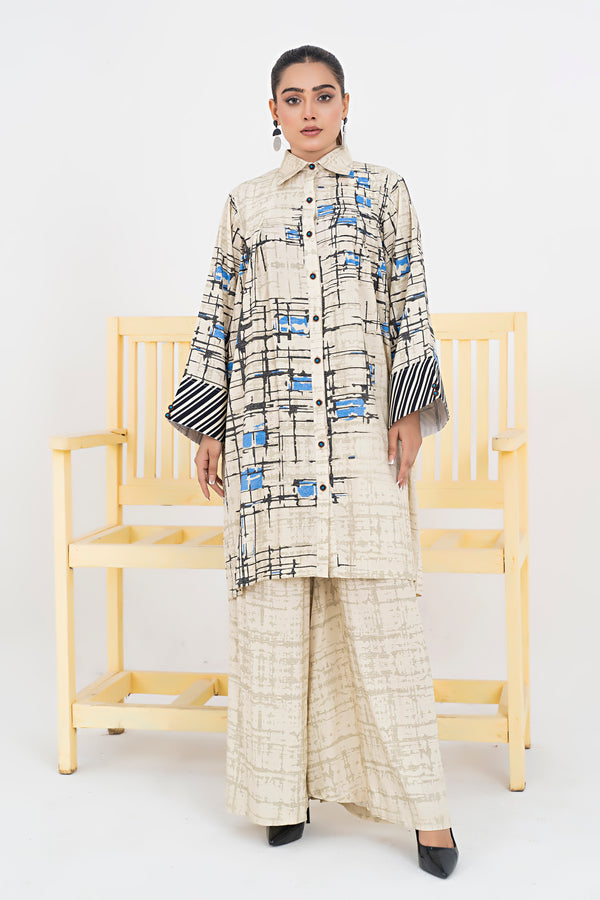 2 Piece Unstitched Doriya Linen